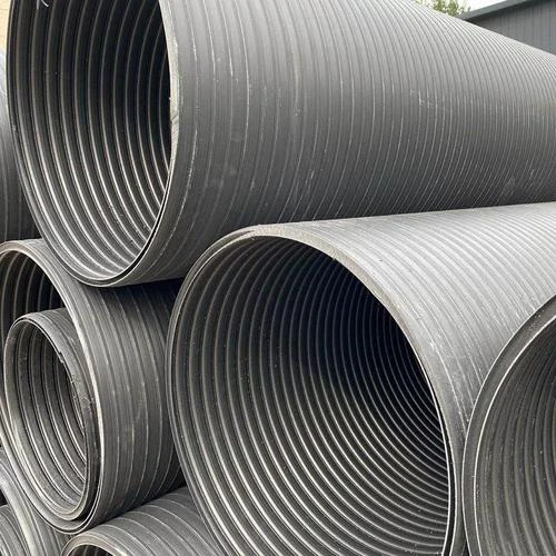 SN8 HDPE Hollow Wall Wound Pipe factory